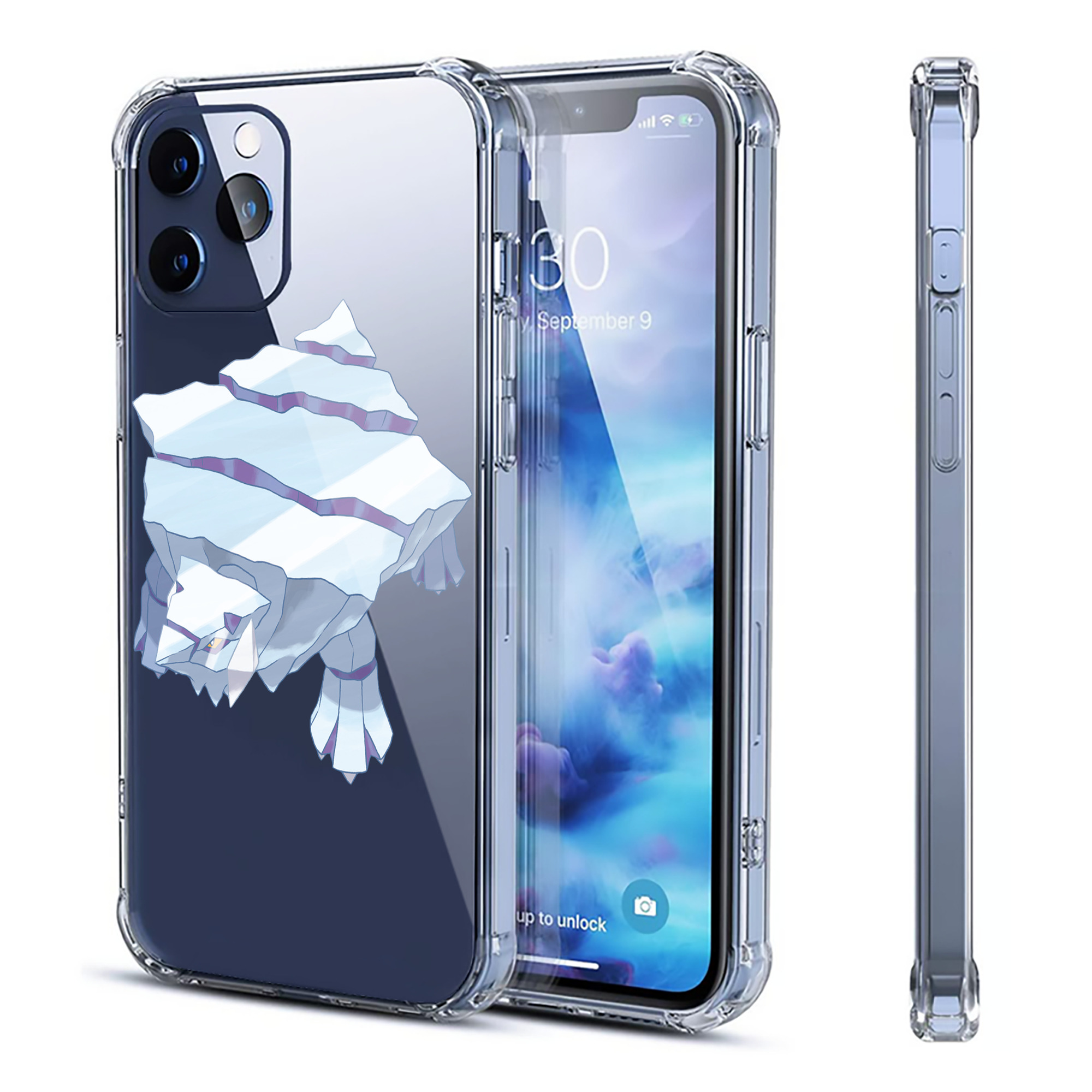 （画像用） ポケットモンスター Pokémon 【iPhone 12シリーズ対応】透明スマホケース（クリアソフトケース）